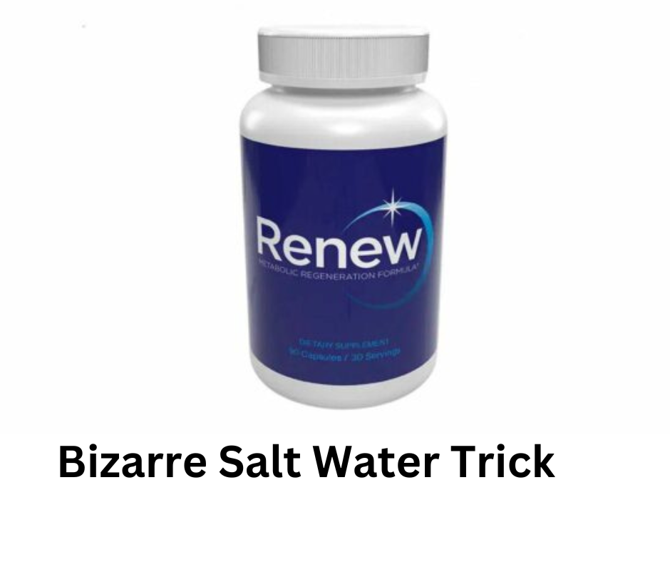 Bizarre Salt Water Trick TO DISSOLVE BELLY FAT FAST