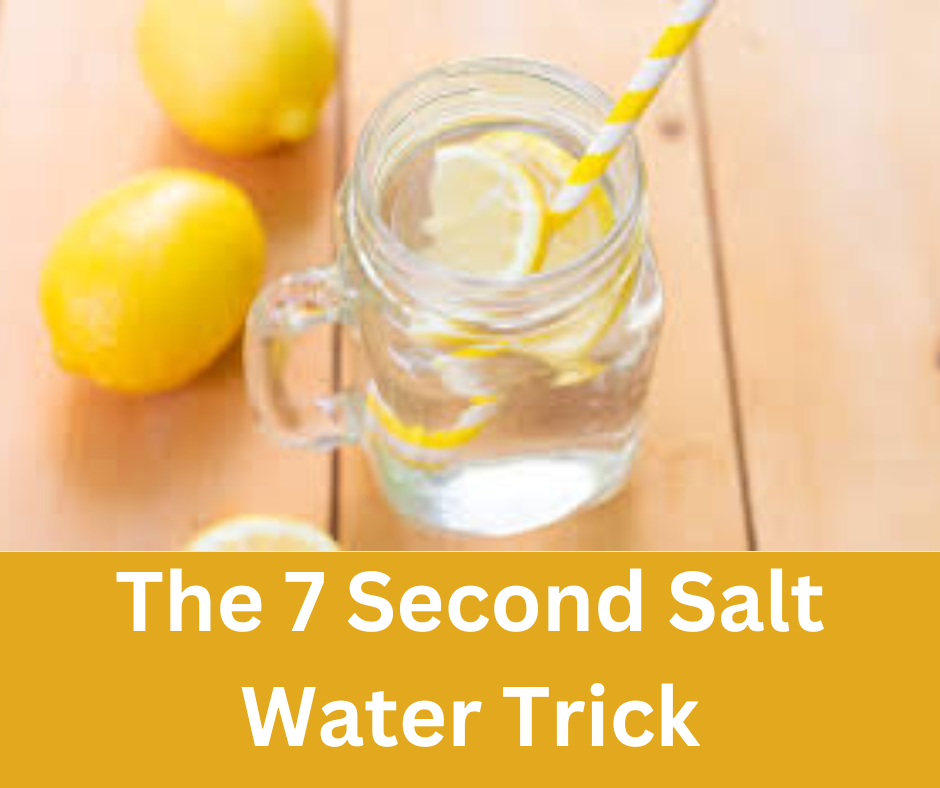 The 7 Second Salt Water Trick Nagano Lean Body Tonic Reviews Is It